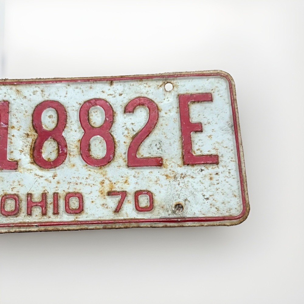 1970 Ohio License Plate # M1882E - Picture 3 of 3